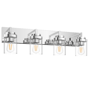 Chrome Bathroom Light Fixtures
