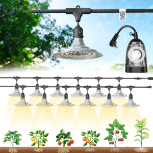 Outdoor Grow Lights with Timer