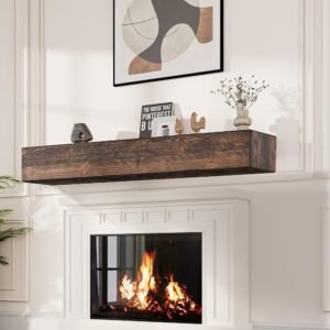 Fireplace Mantel - Handcrafted Solid Mantel Shelf for Over Fireplace