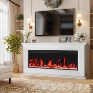Recessed Electric Fireplace Heate