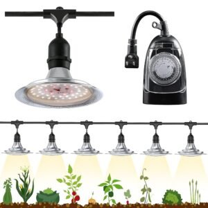 Outdoor LED Grow Light with Timer