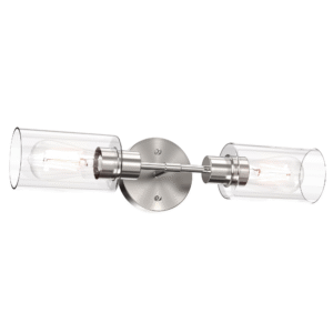 Bathroom Light Fixtures 2 Light Brushed Nickle