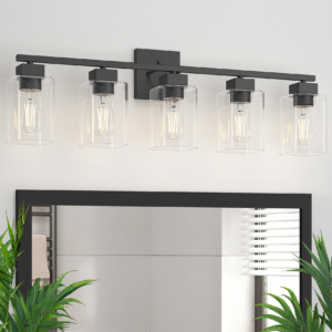 Bathroom Vanity Light - Matte Black Bathroom Light Fixtures