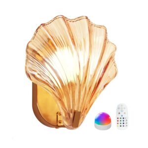 Shell-WallSconce-Amber
